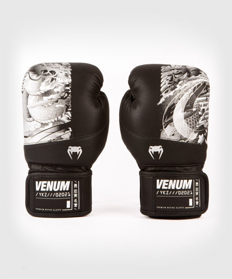 Gants De Boxe Venum YKZ21 Noir Argent  | RJZ-2285724