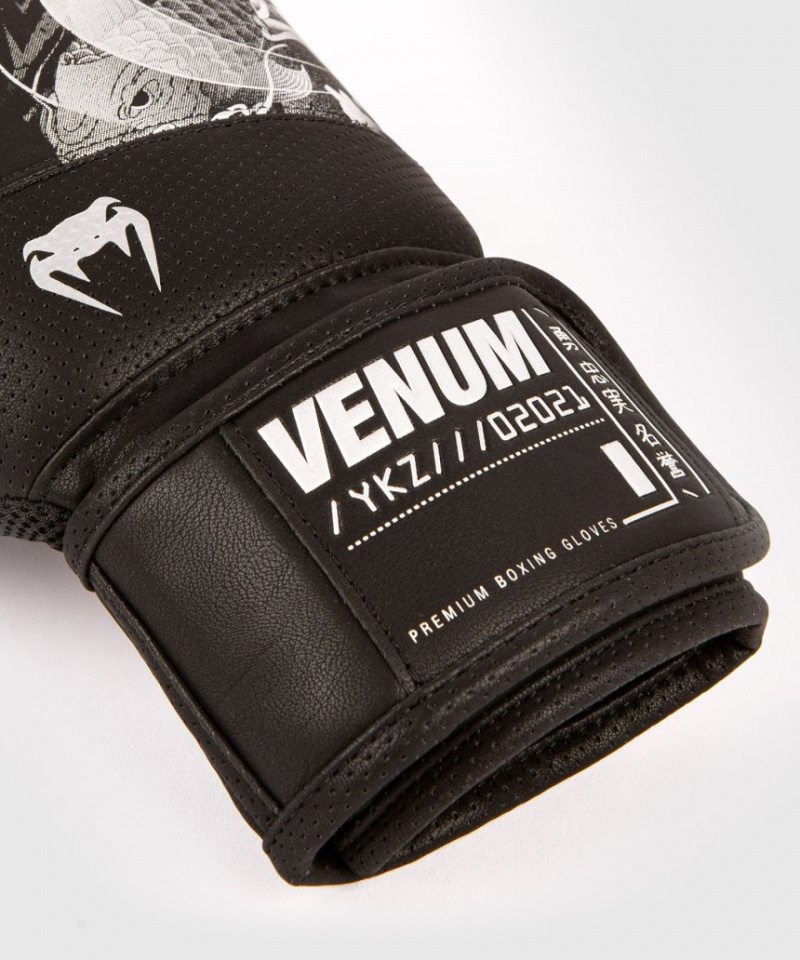 Gants De Boxe Venum YKZ21 Noir Argent  | RJZ-2285724