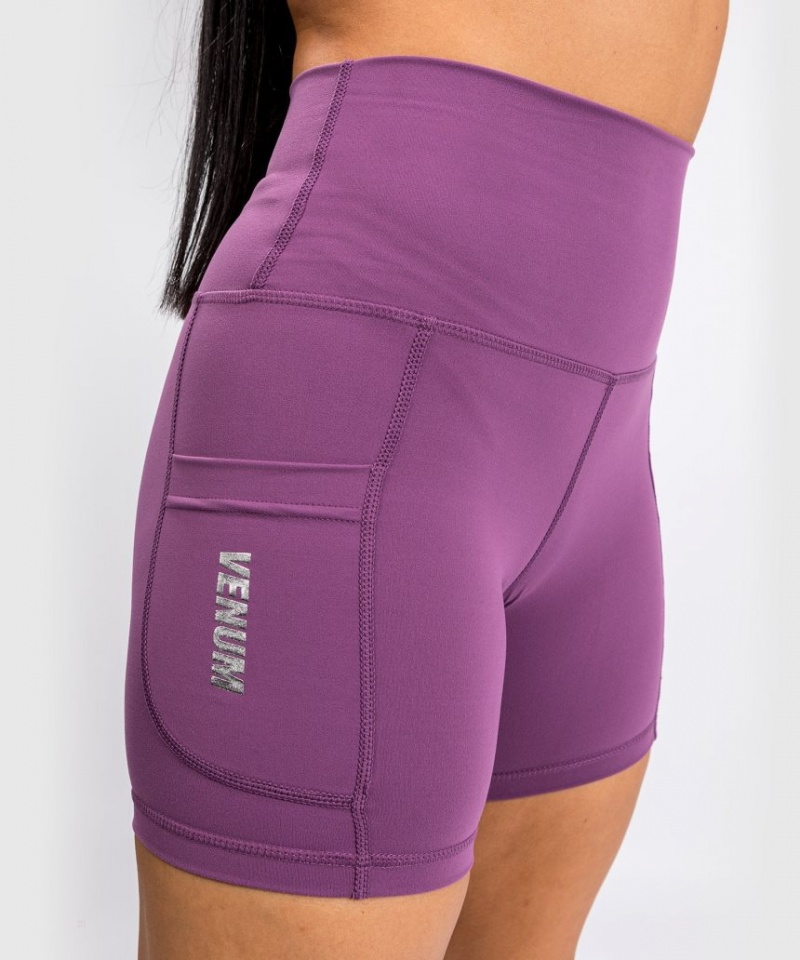 Short Venum Essential Bike Femme Violette Argent  | TGJ-2720909