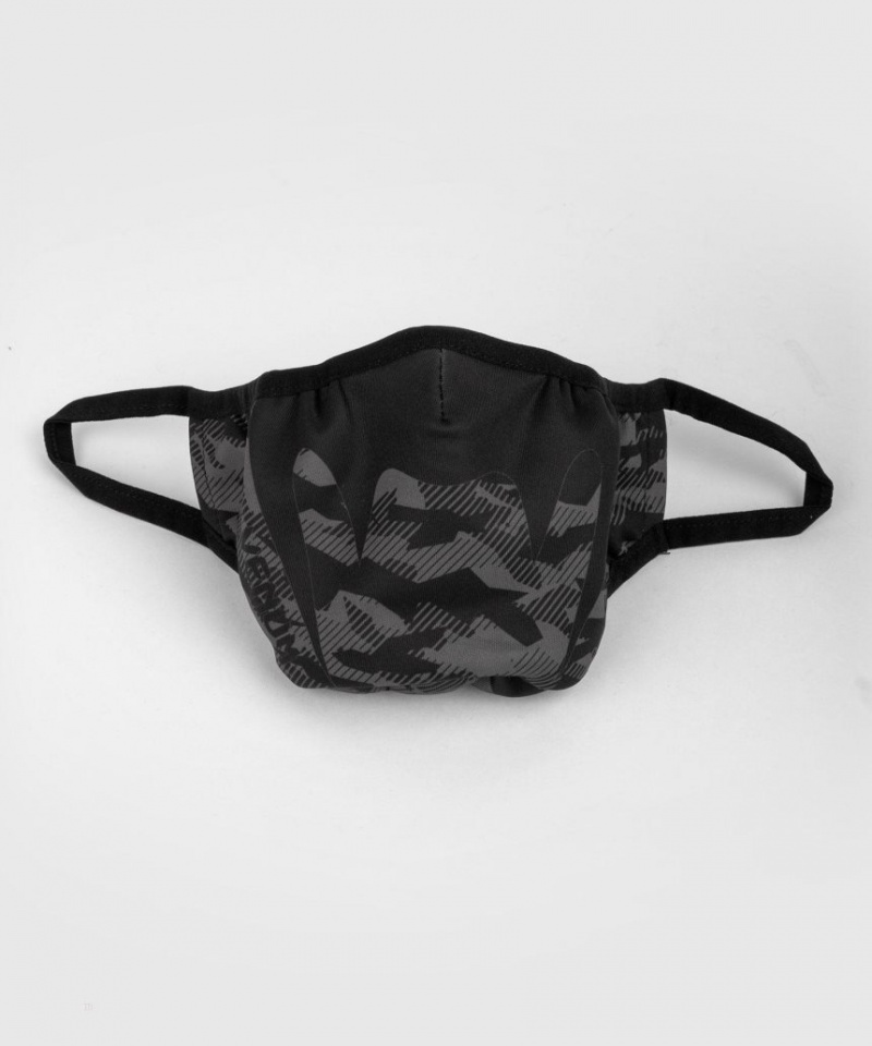 Masque Venum FACE MASK Homme Camouflage Foncé Grise  | JTS-4566247