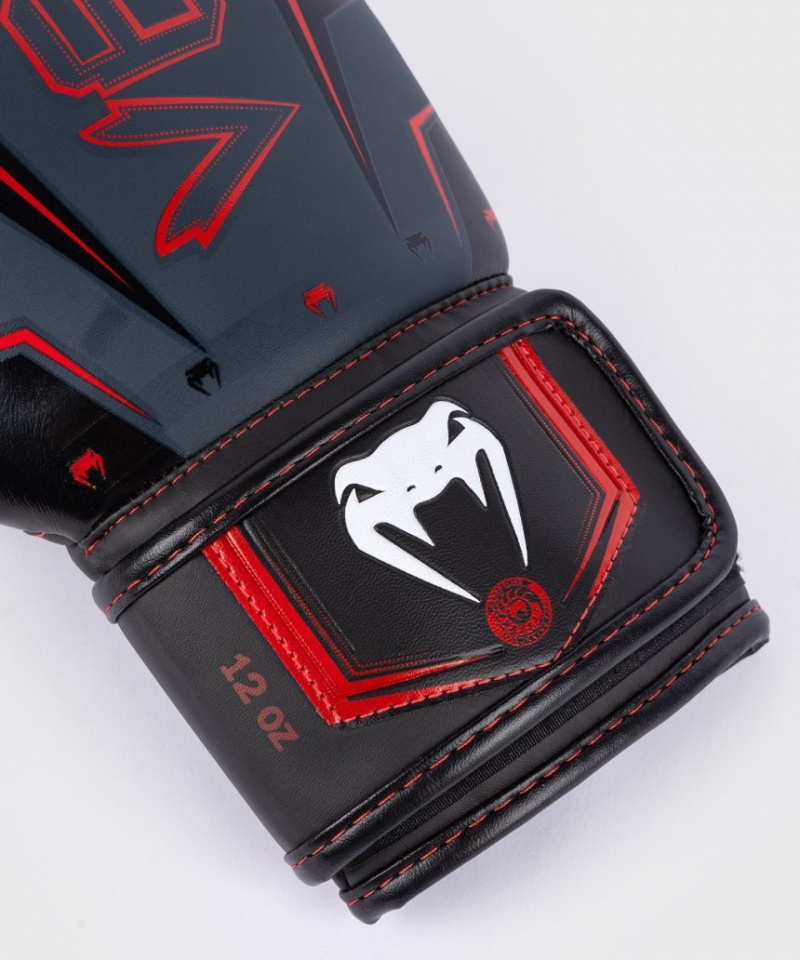 Gants De Boxe Venum Elite Evo Bleu Marine Noir Rouge  | HUP-7628991