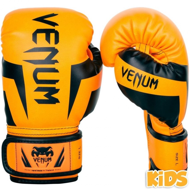 Gants De Boxe Venum Elite Kids Orange  | PQM-8086342