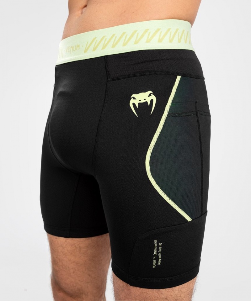 Short Venum Fusion 2.0 Vale Tudo Homme Noir Jaune  | NYG-6028382