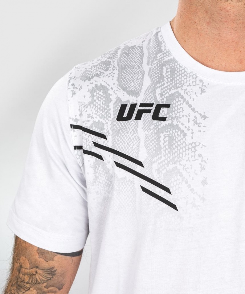 T Shirts Venum UFC Adrenaline by Replica Corta-sleeve Homme Blanche  | ZFC-5862697