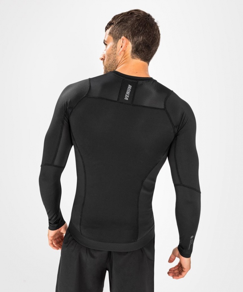 T Shirts Venum G-Fit Air Rashguards Longsleeve Homme Noir  | AYV-2157223