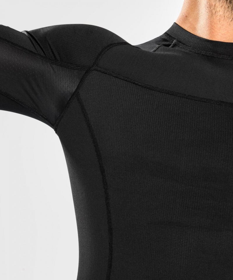 T Shirts Venum G-Fit Air Rashguards Longsleeve Homme Noir  | AYV-2157223