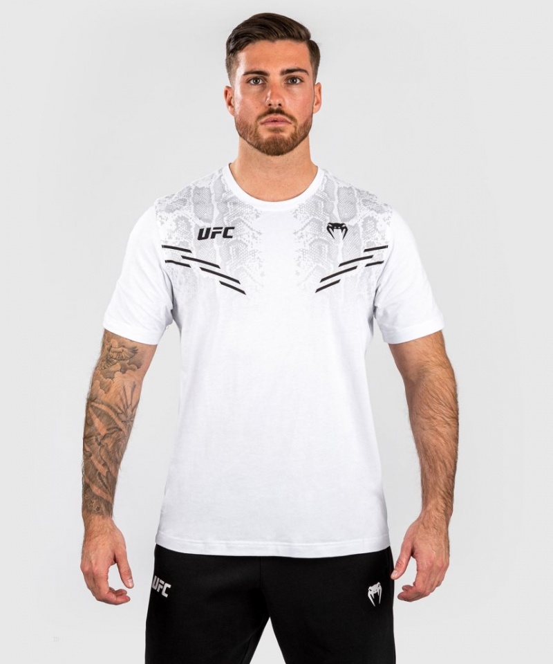 T Shirts Venum UFC Adrenaline by Replica Corta-sleeve Homme Blanche  | ZFC-5862697