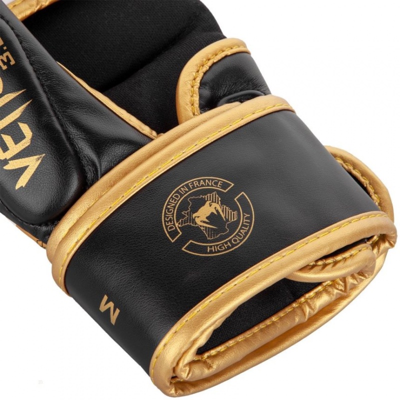 Gants D'entra?nement Venum Sparring Gloves Challenger 3.0 MMA Blanche Noir Doré  | VTI-3606932