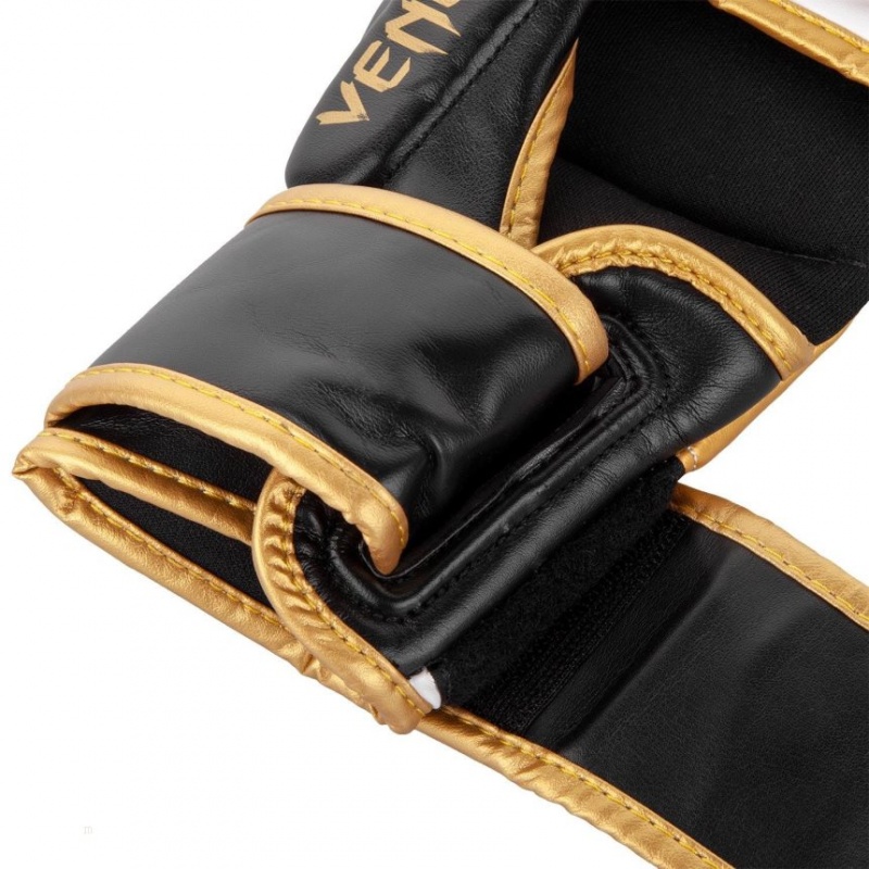 Gants D'entra?nement Venum Sparring Gloves Challenger 3.0 MMA Blanche Noir Doré  | VTI-3606932