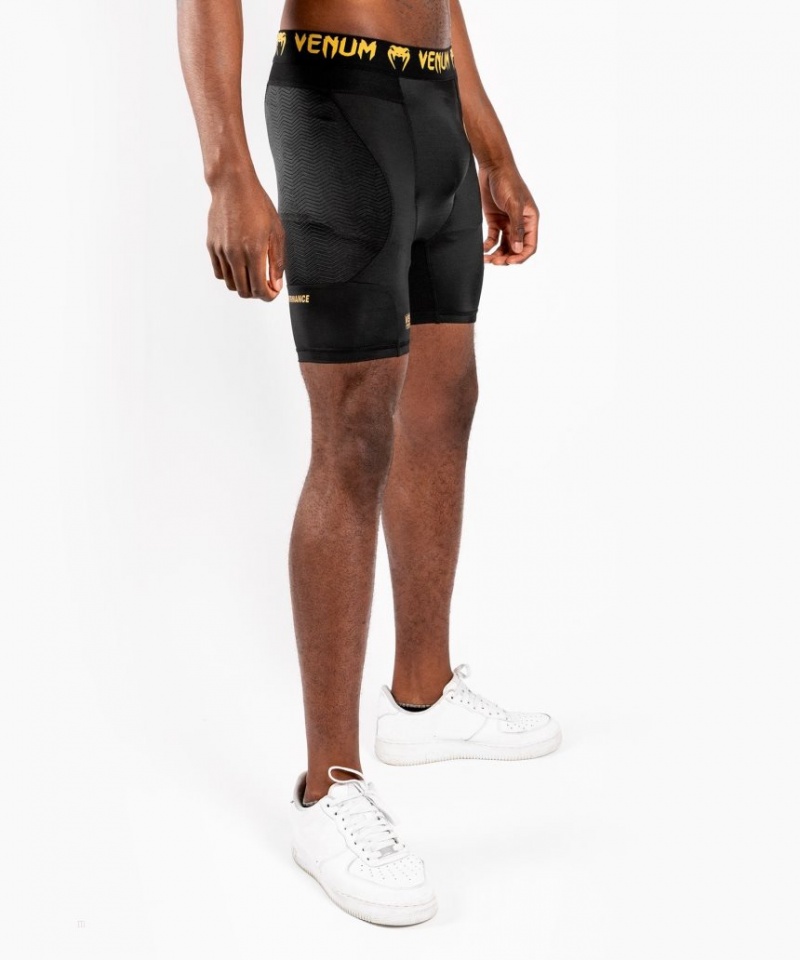 Short Venum G-Fit Compression Homme Noir Doré  | SIY-2290296