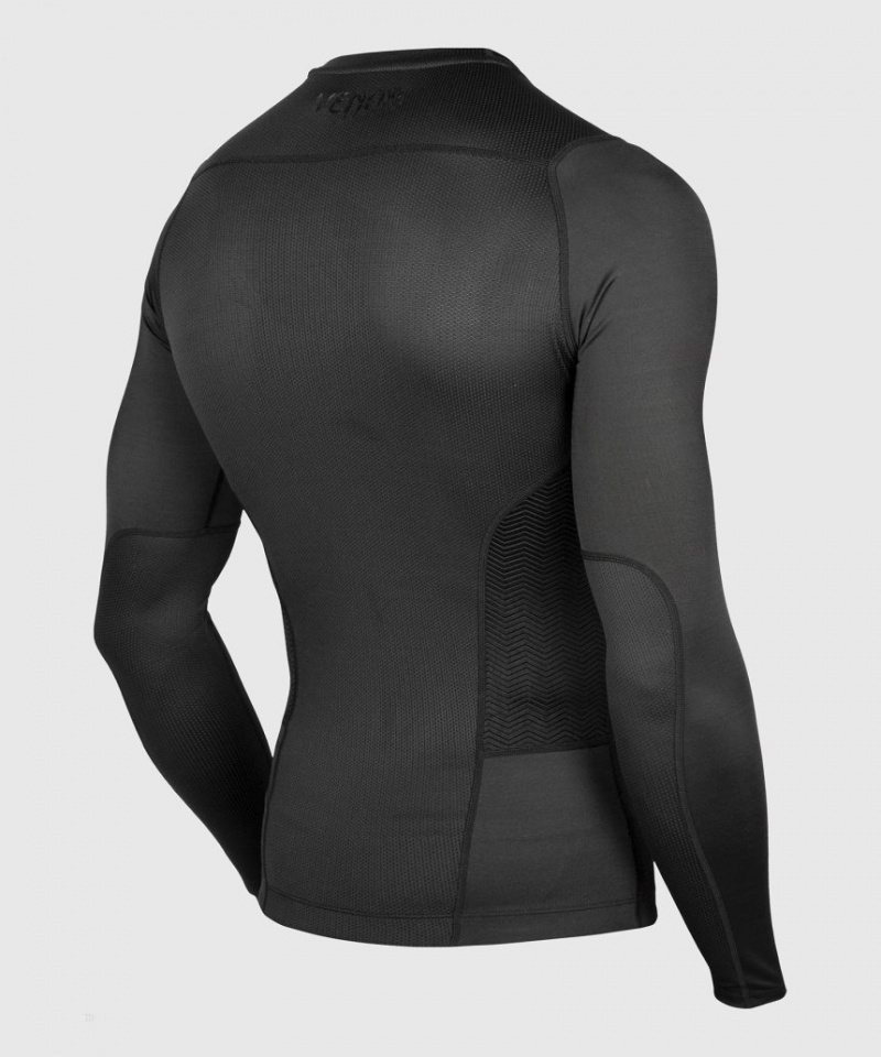 T Shirts Venum G-Fit Rashguard Long Sleeves Homme Noir  | MPK-9089711