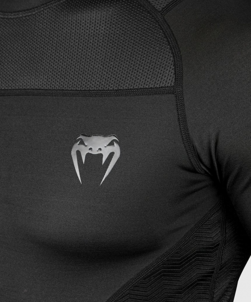 T Shirts Venum G-Fit Rashguard Long Sleeves Homme Noir  | MPK-9089711