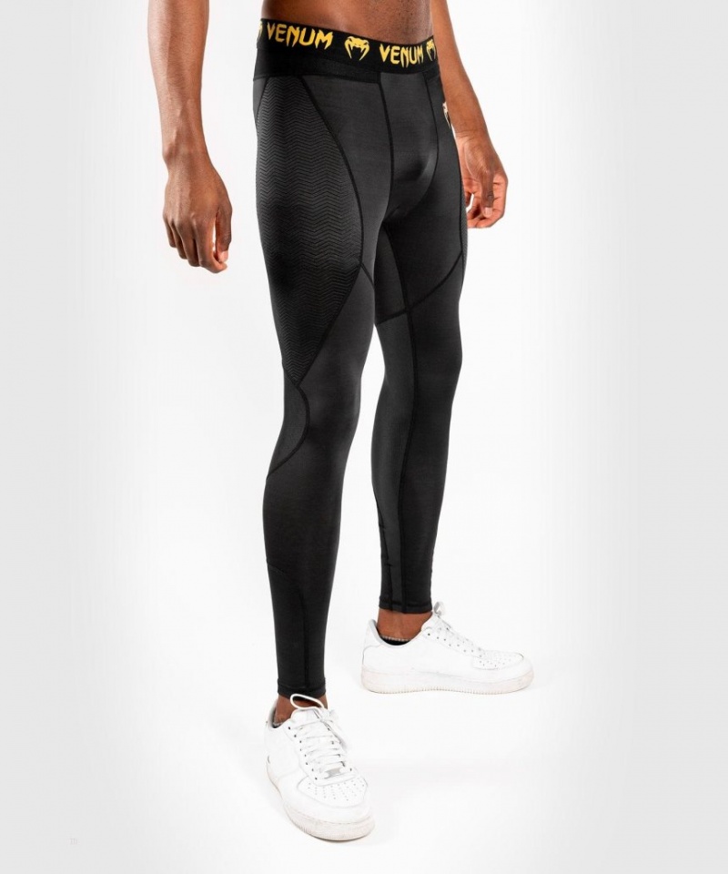 Collant Venum G-Fit Spats Homme Noir Doré  | OCJ-0433765