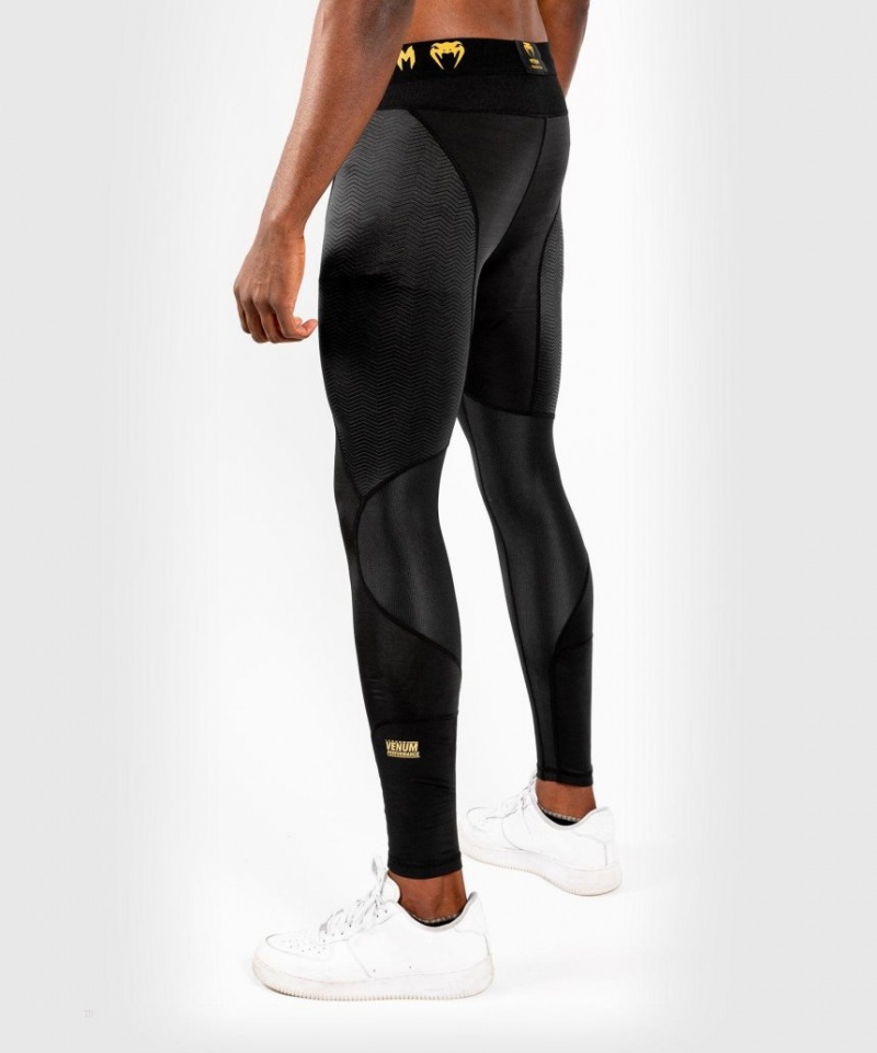 Collant Venum G-Fit Spats Homme Noir Doré  | OCJ-0433765