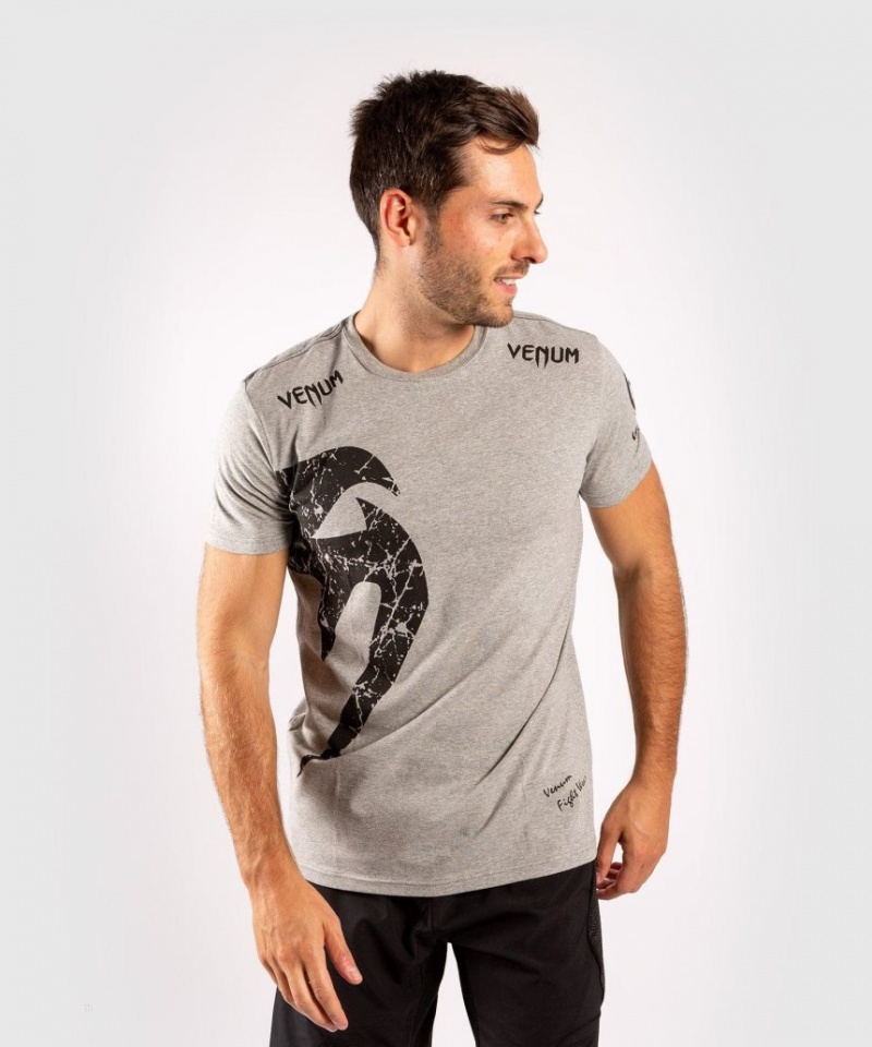 T Shirts Venum Giant Homme Grise Noir  | KYY-6013459