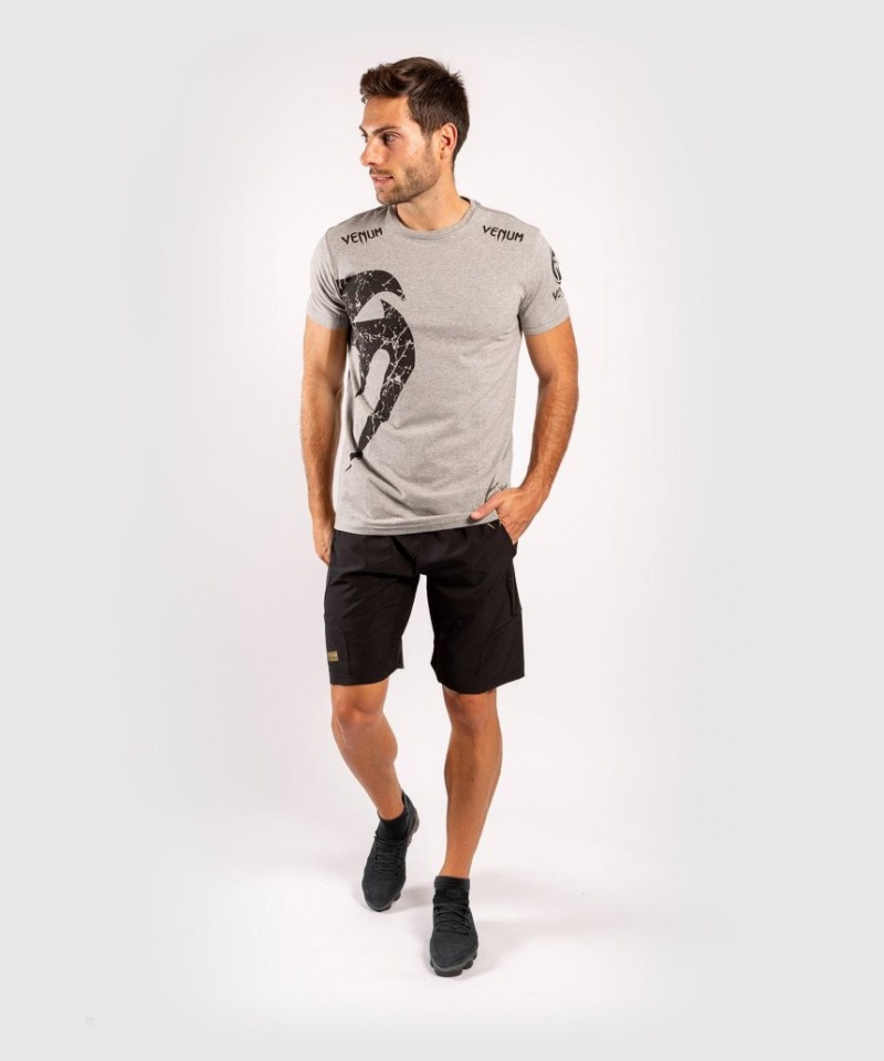 T Shirts Venum Giant Homme Grise Noir  | KYY-6013459