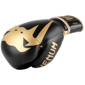 Gants De Boxe Venum Giant 2.0 Pro Velcro Noir Doré  | TEB-0319171