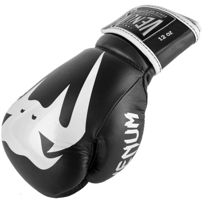 Gants De Boxe Venum Giant 2.0 Pro Velcro Noir Blanche  | FIH-9459701