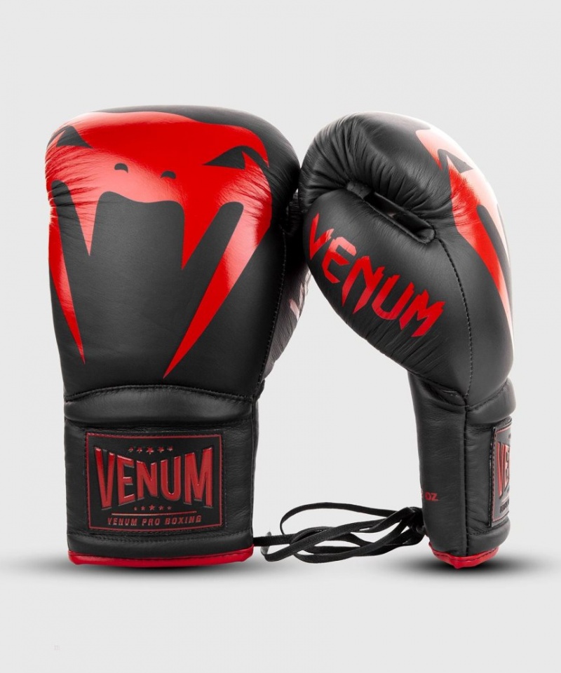 Gants De Boxe Venum Giant 2.0 Pro With Laces Noir Rouge  | OBC-7360526