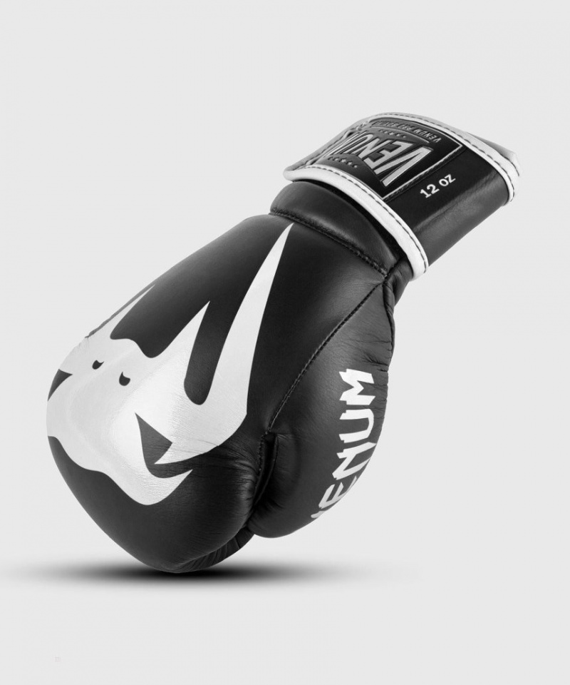 Gants De Boxe Venum Giant 2.0 Pro Velcro Noir Blanche  | FIH-9459701