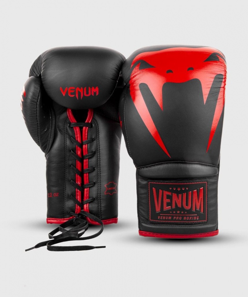 Gants De Boxe Venum Giant 2.0 Pro With Laces Noir Rouge  | OBC-7360526