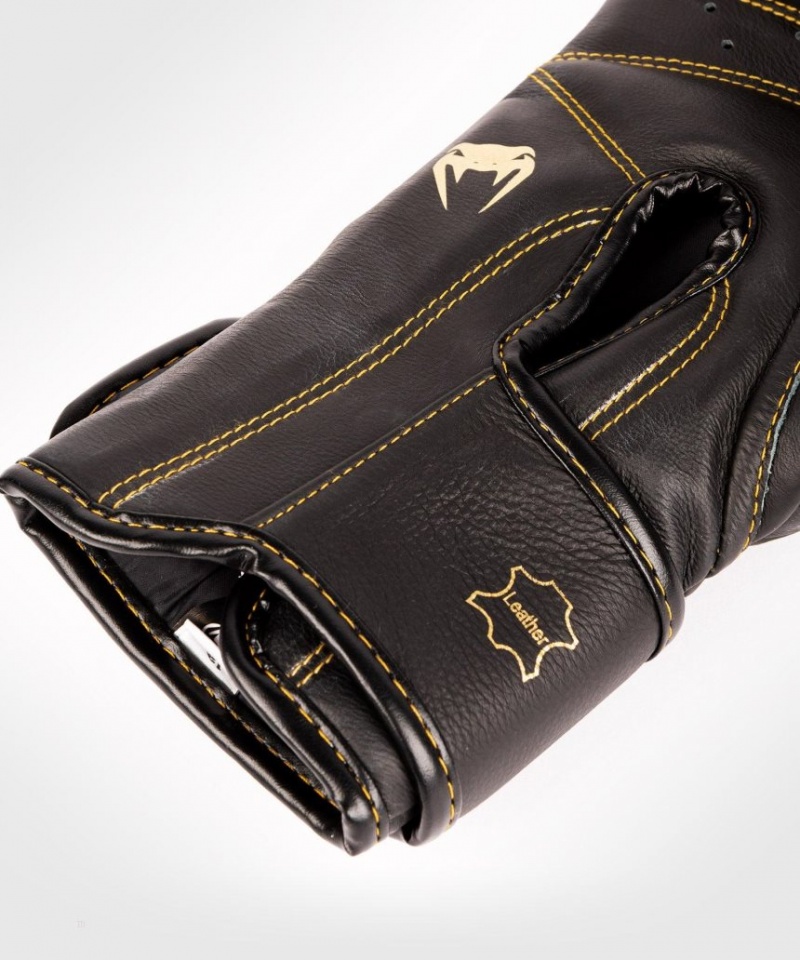 Gants De Boxe Venum Giant 2.0 Pro Velcro Noir Noir Doré  | HXL-2768930