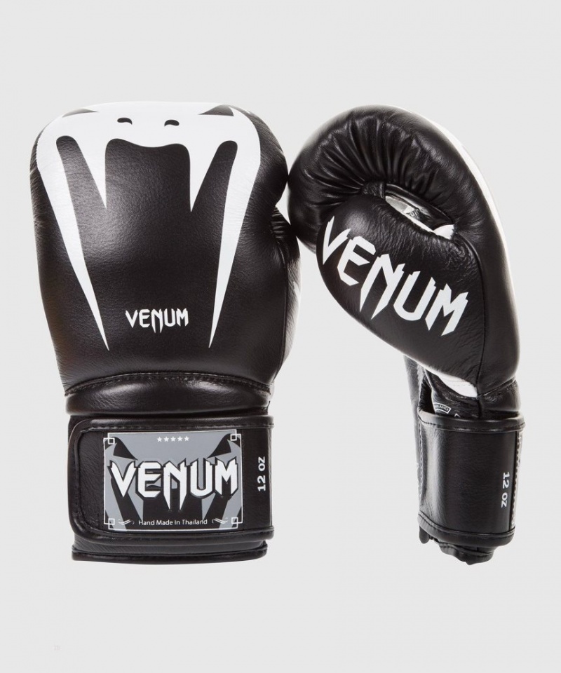 Gants De Boxe Venum Giant 3.0 Nappa Cuir Noir  | EKP-5249861