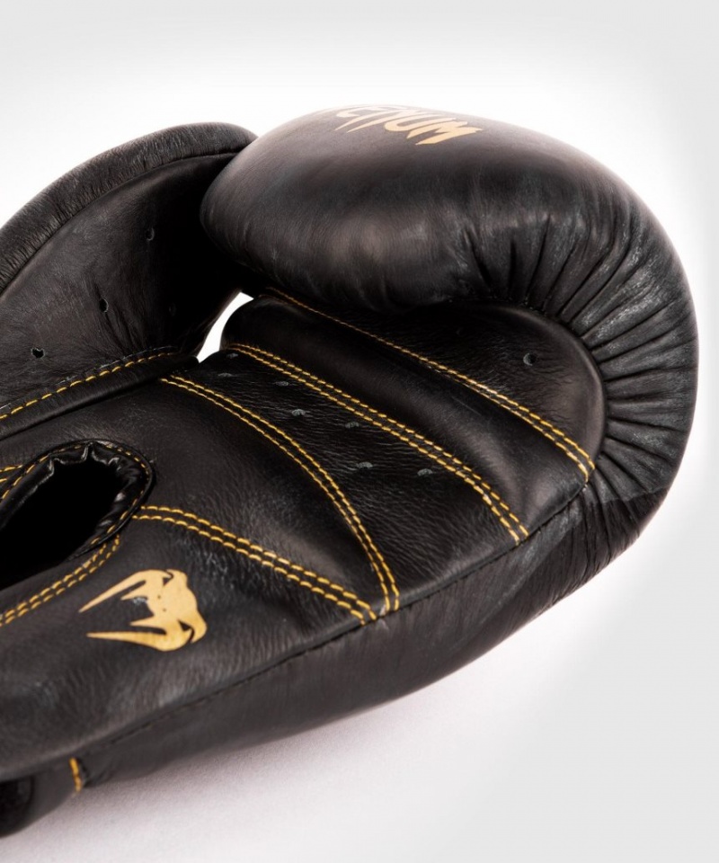 Gants De Boxe Venum Giant 2.0 Pro Velcro Noir Noir Doré  | HXL-2768930