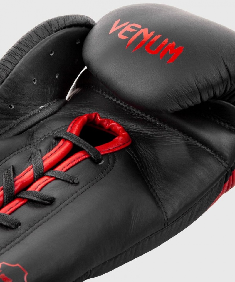 Gants De Boxe Venum Giant 2.0 Pro With Laces Noir Rouge  | OBC-7360526