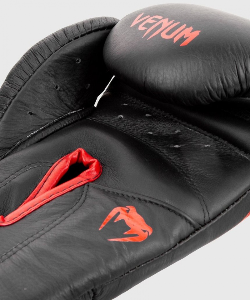 Gants De Boxe Venum Giant 2.0 Pro Velcro Noir Rouge  | TMU-4714527