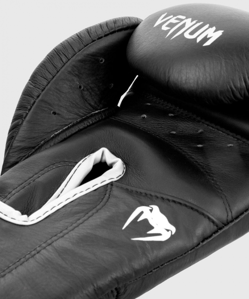 Gants De Boxe Venum Giant 2.0 Pro Velcro Noir Blanche  | FIH-9459701