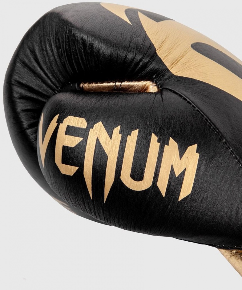 Gants De Boxe Venum Giant 2.0 Pro With Laces Noir Doré  | WAJ-5773475