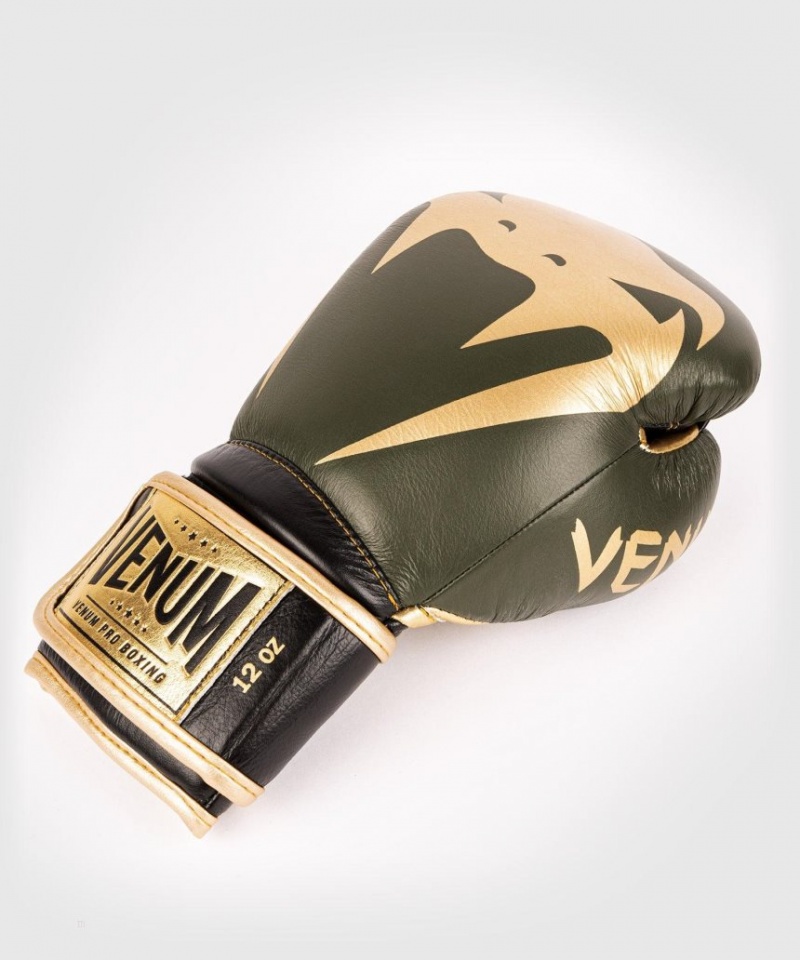 Gants De Boxe Venum Giant 2.0 Pro Velcro Kaki Doré  | IQT-7263005