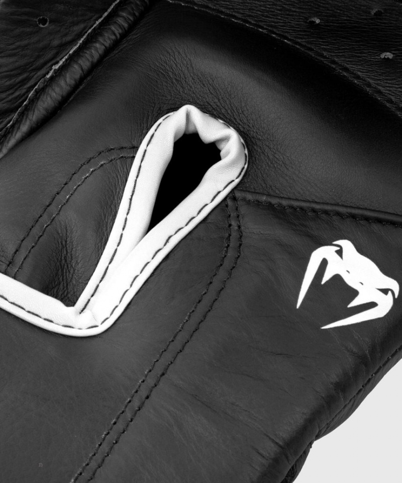 Gants De Boxe Venum Giant 2.0 Pro Velcro Noir Blanche  | FIH-9459701