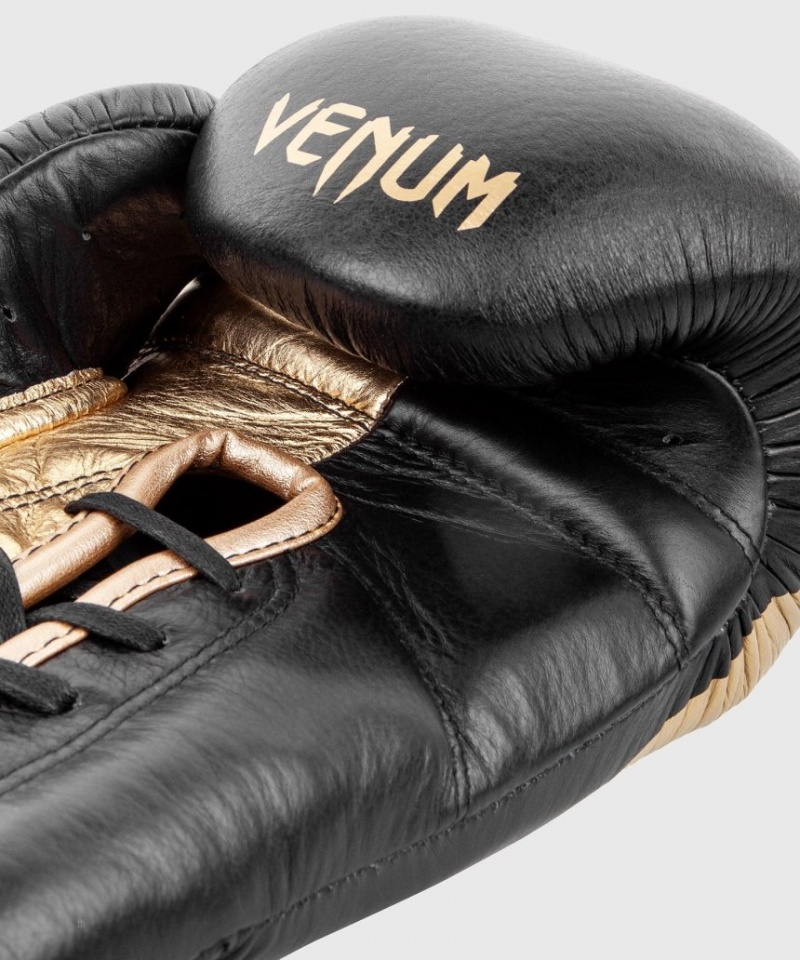 Gants De Boxe Venum Giant 2.0 Pro With Laces Noir Doré  | WAJ-5773475