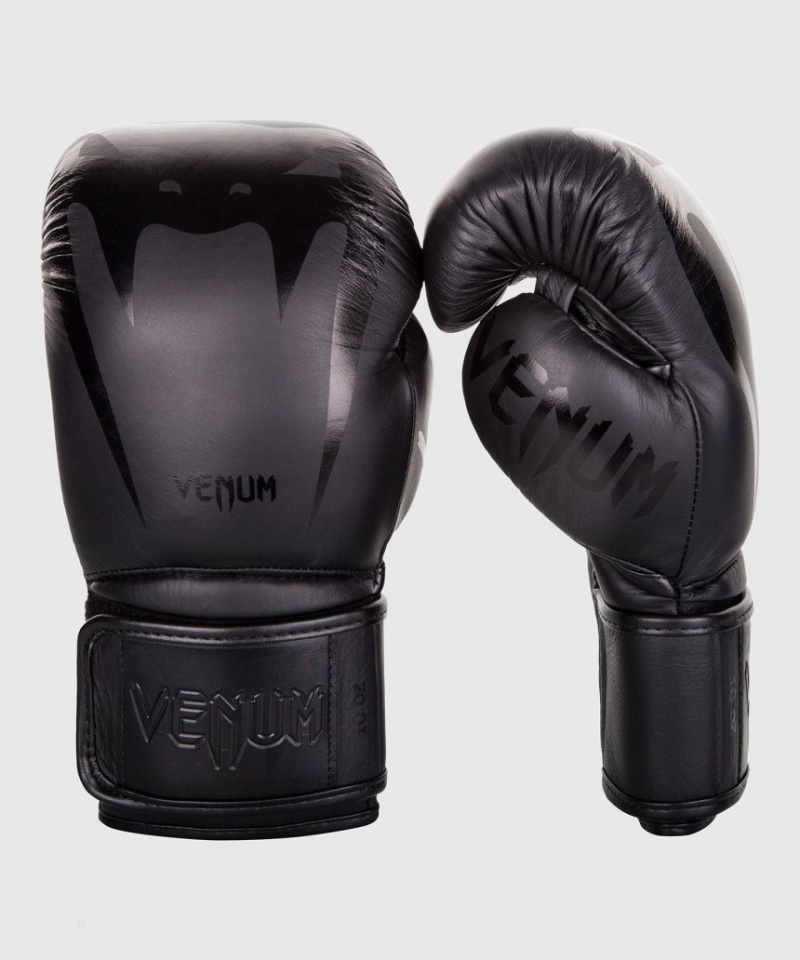 Gants De Boxe Venum Giant 3.0 Nappa Cuir Noir  | ESW-6928541