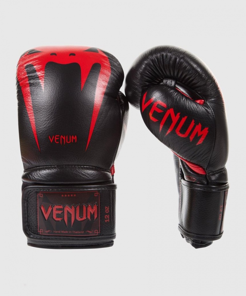 Gants De Boxe Venum Giant 3.0 Nappa Cuir Noir  | LLP-0453848