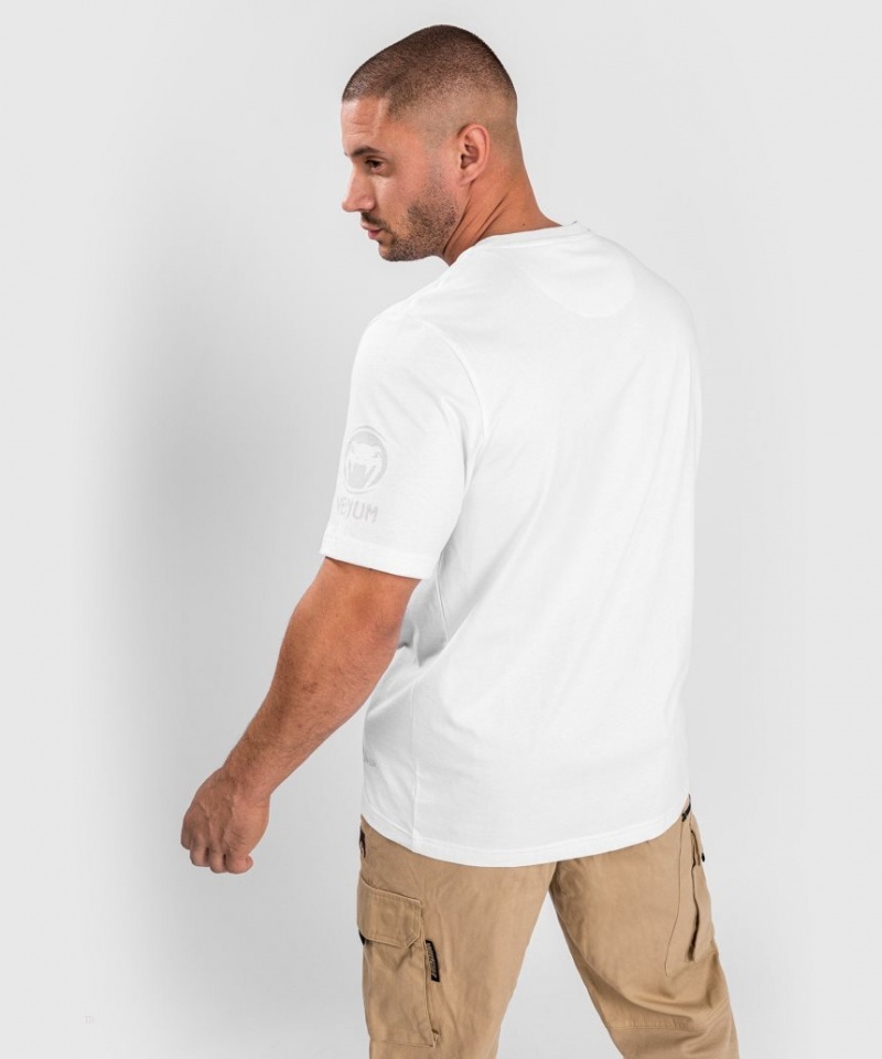 T Shirts Venum GIANT T-SHIRT Regular Fit Homme Blanche  | MZL-2355622