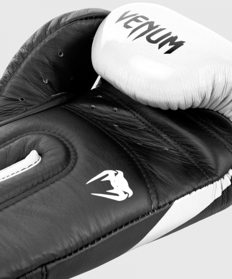 Gants De Boxe Venum Hammer Pro Velcro Noir Blanche  | VHW-8669075