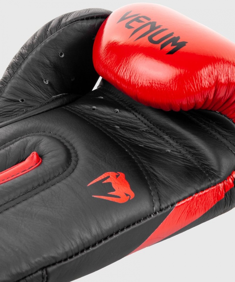 Gants De Boxe Venum Hammer Pro Velcro Noir Rouge  | LGJ-4408445