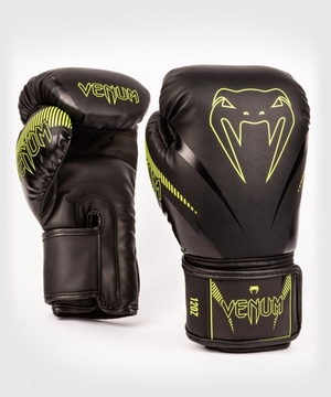 Gants De Boxe Venum Impact Noir Jaune  | BNI-3044048