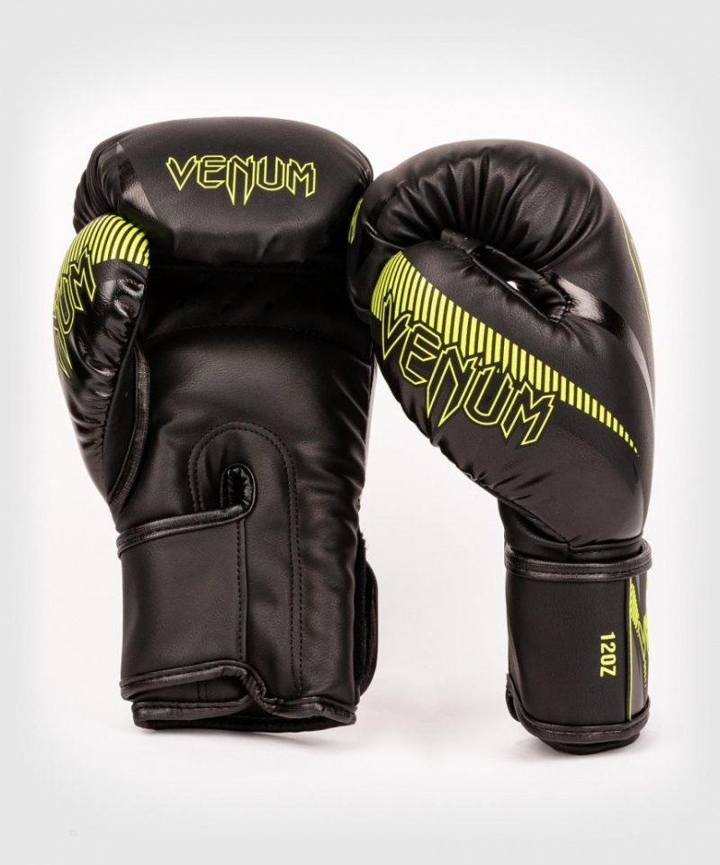 Gants De Boxe Venum Impact Noir Jaune  | BNI-3044048