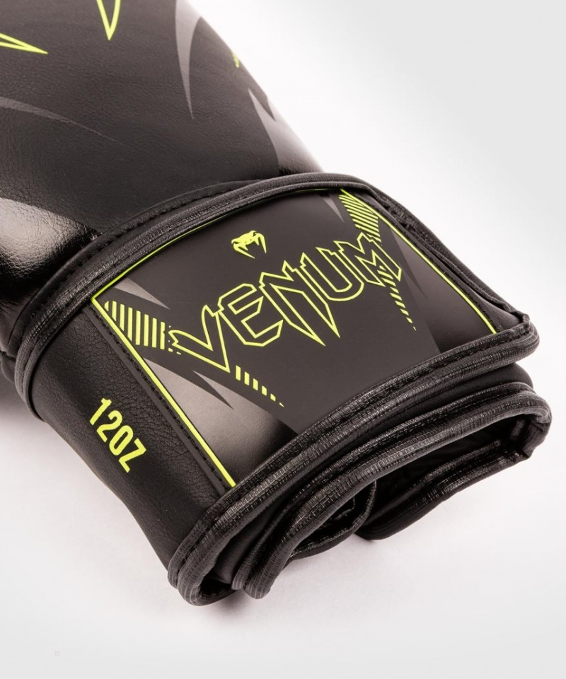 Gants De Boxe Venum Impact Noir Jaune  | BNI-3044048