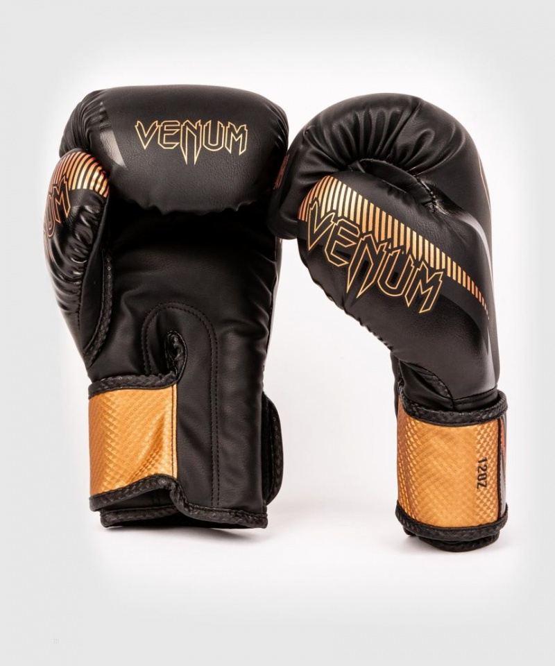 Gants De Boxe Venum Impact Noir Marron  | COT-5044282