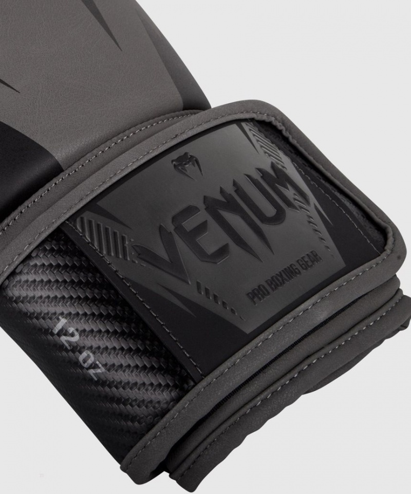 Gants De Boxe Venum Impact Grise Noir  | CNG-6619328