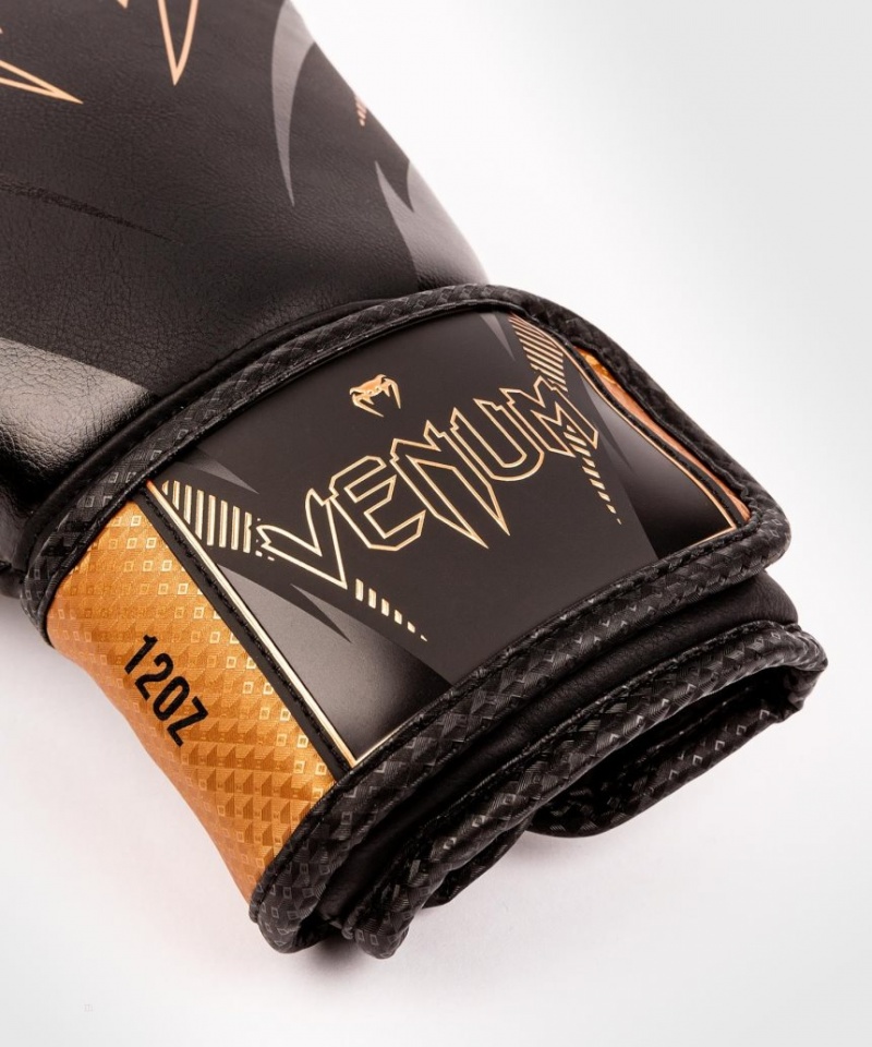 Gants De Boxe Venum Impact Noir Marron  | COT-5044282