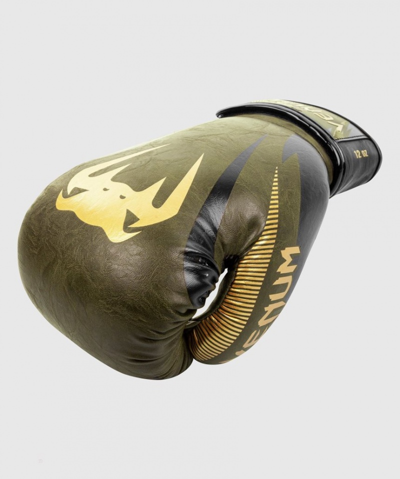 Gants De Boxe Venum Impact Kaki Doré  | QSG-1538953