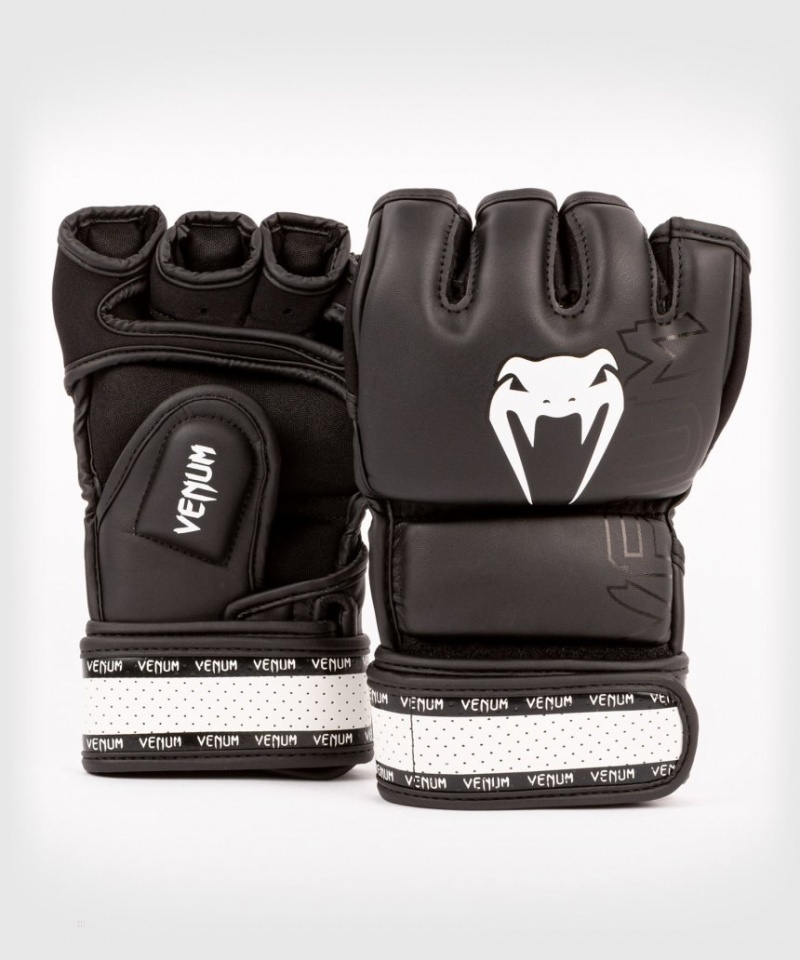 Gants D'entra?nement Venum Impact 2.0 MMA Gloves Noir Blanche  | WQV-5015130