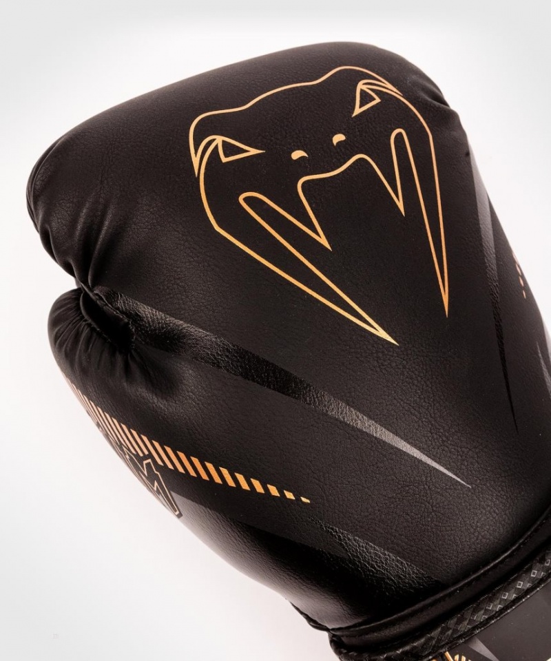 Gants De Boxe Venum Impact Noir Marron  | COT-5044282