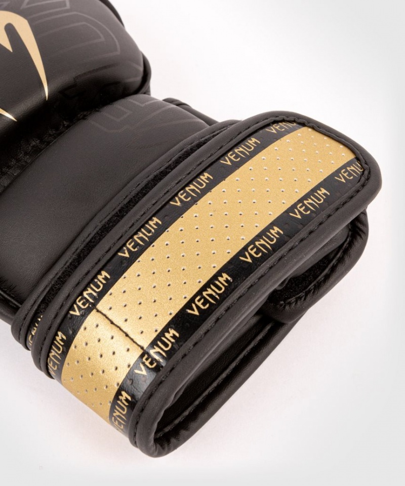 Gants D'entra?nement Venum Impact 2.0 MMA Gloves Noir Doré  | MTV-1706098